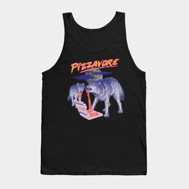 Pizzavore Tank Top by Hillary White Rabbit